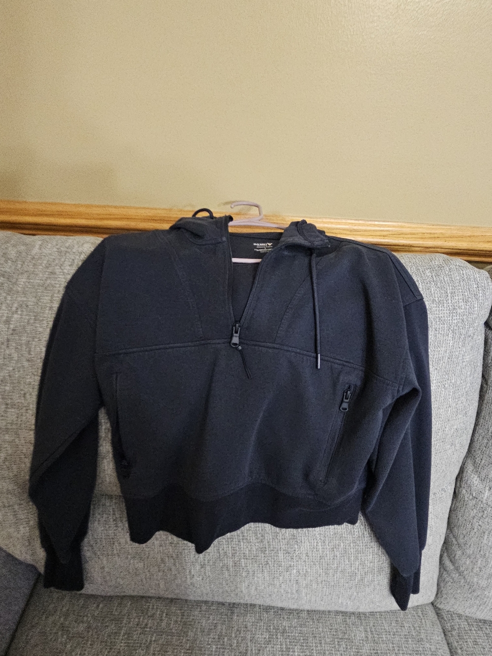 Old Navy Black Active Dynamic Fleece Pullover